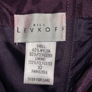 Bill Levkoff bridesmaid dress dark purple